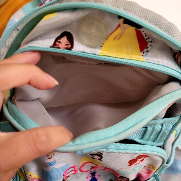 Pottery Barn Kids Mackenzie Aqua Disney Princess Backpack - monogram SGR - Picture 7 of 9